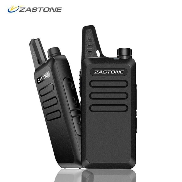 Zastone Mini ZT-X6 Walkie Talkie 2-Way Radio Portable UHF 400-470MHz Whole Set 
