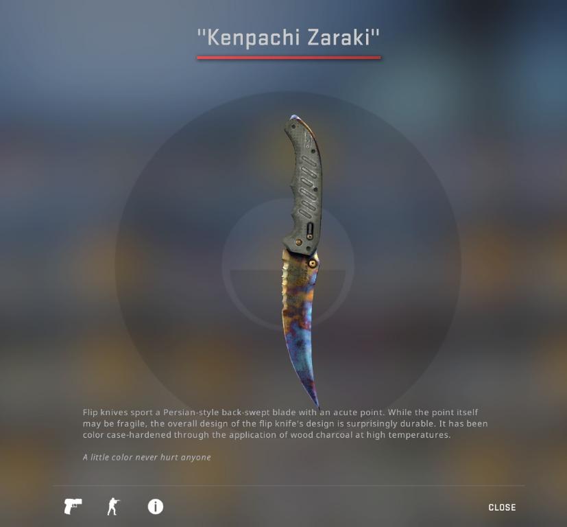 Flip Knife Case Hardened Well Worn Video Gaming Gaming Accessories Game Gift Cards Accounts On Carousell The skin is available in the falchion case. flip knife case hardened well worn