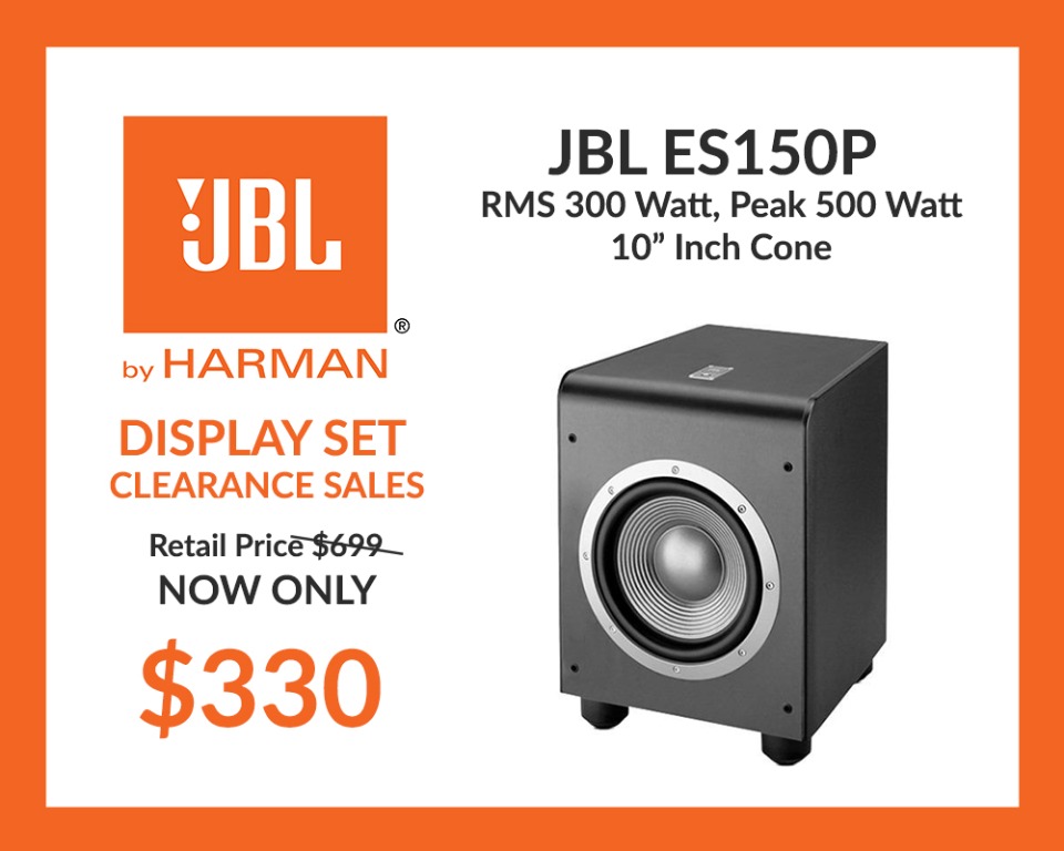 Gør livet lanthan korroderer Active Subwoofer JBL ES150P, Audio, Soundbars, Speakers & Amplifiers on  Carousell