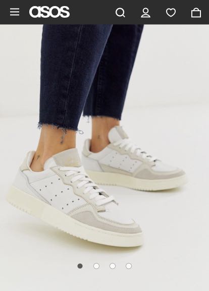 Adidas original SuperCourt premiere in white Women s Fashion Footwear Sneakers on Carousell