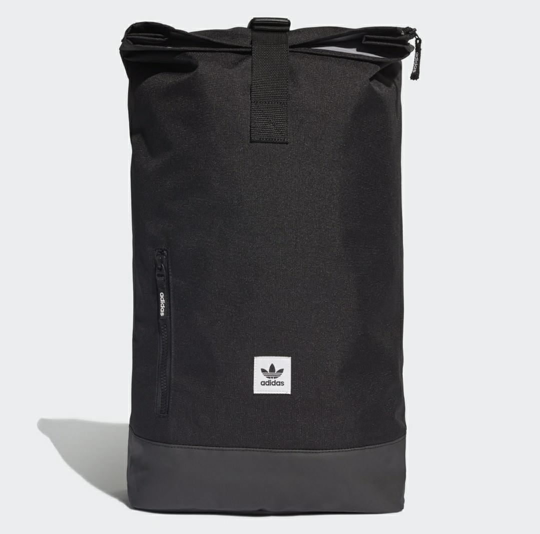 Adidas ORIGINALS Premium Essentials RollTop Backpack Unisex Black