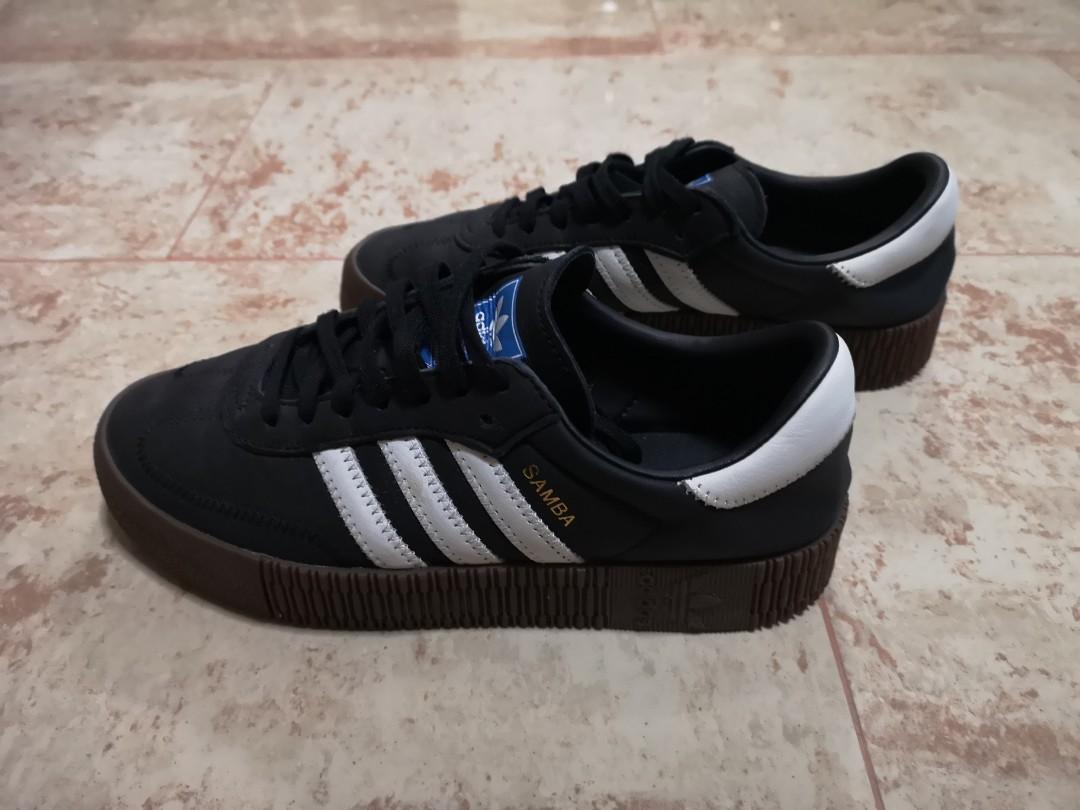 Adidas womens sales samba rose