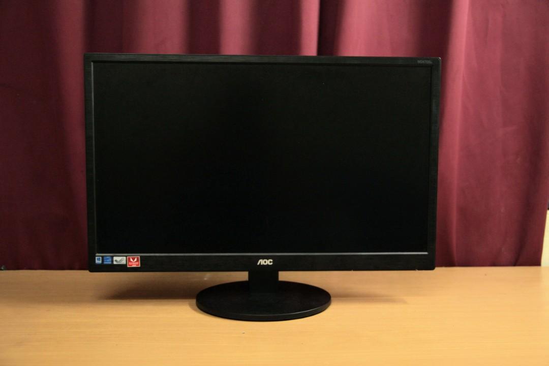 Aoc Monitor 24 Inch Full Hd Electronics Computer Parts Accessories On Carousell