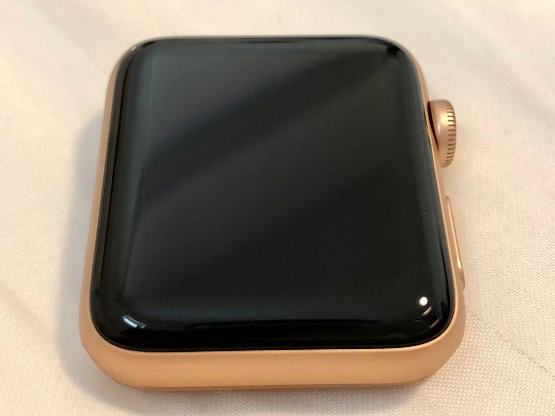 Apple Watch Series 3 42mm Gps Gold Aluminium Case With Pink Sand Sport Band Mobile Phones Tablets Others On Carousell