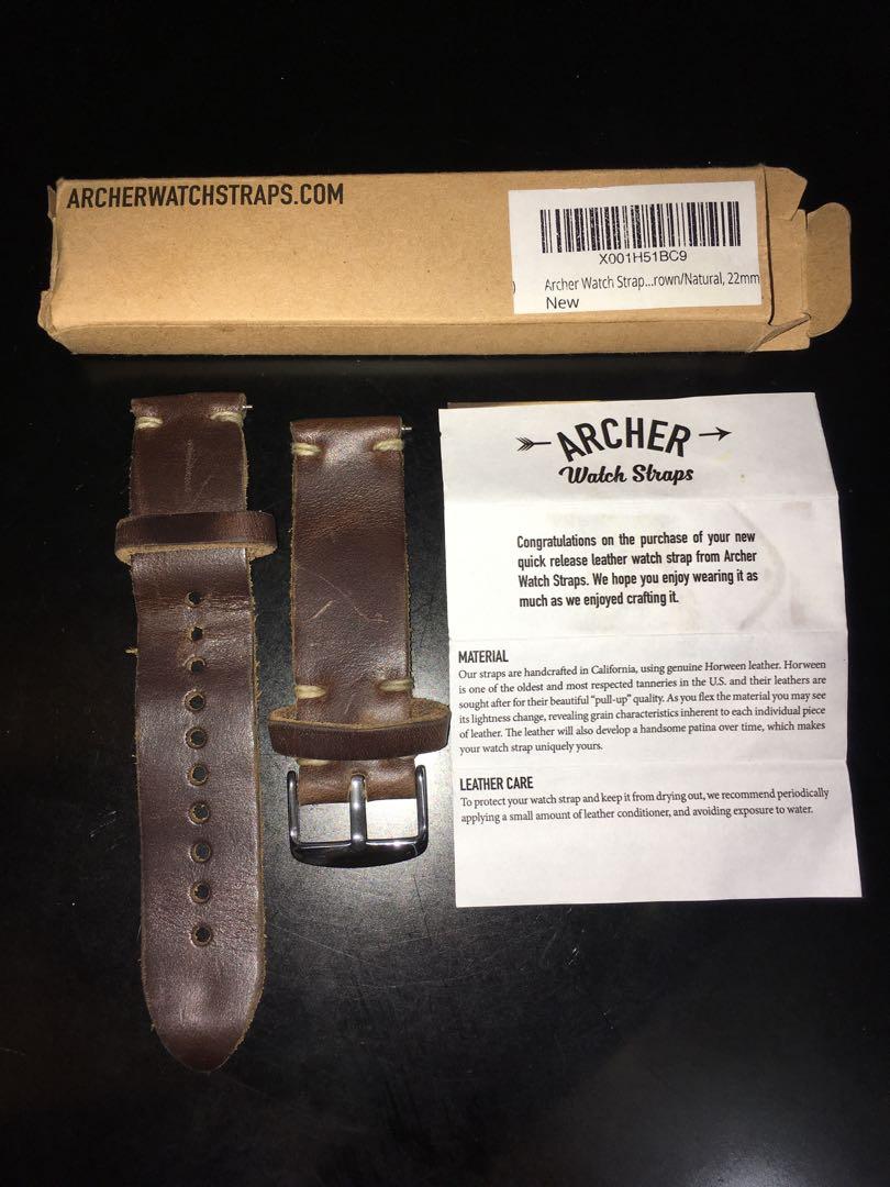 Archer Watch Straps - Our new quick release leather straps are