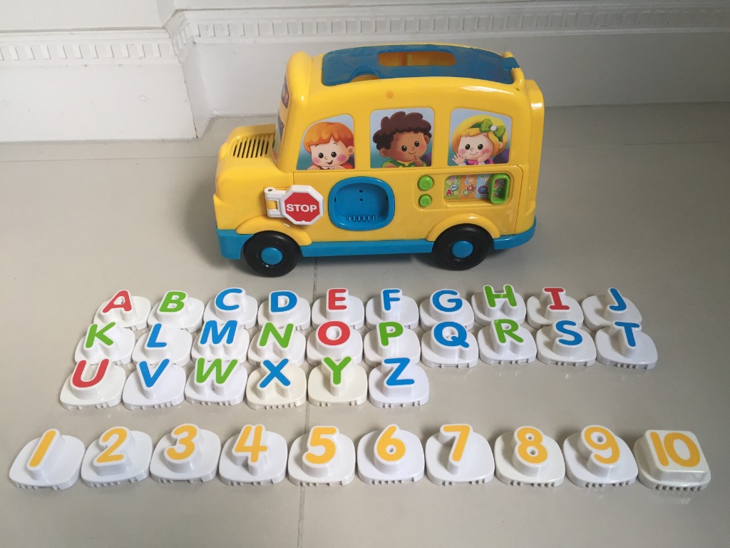 Vtech count and learn alphabet clearance bus