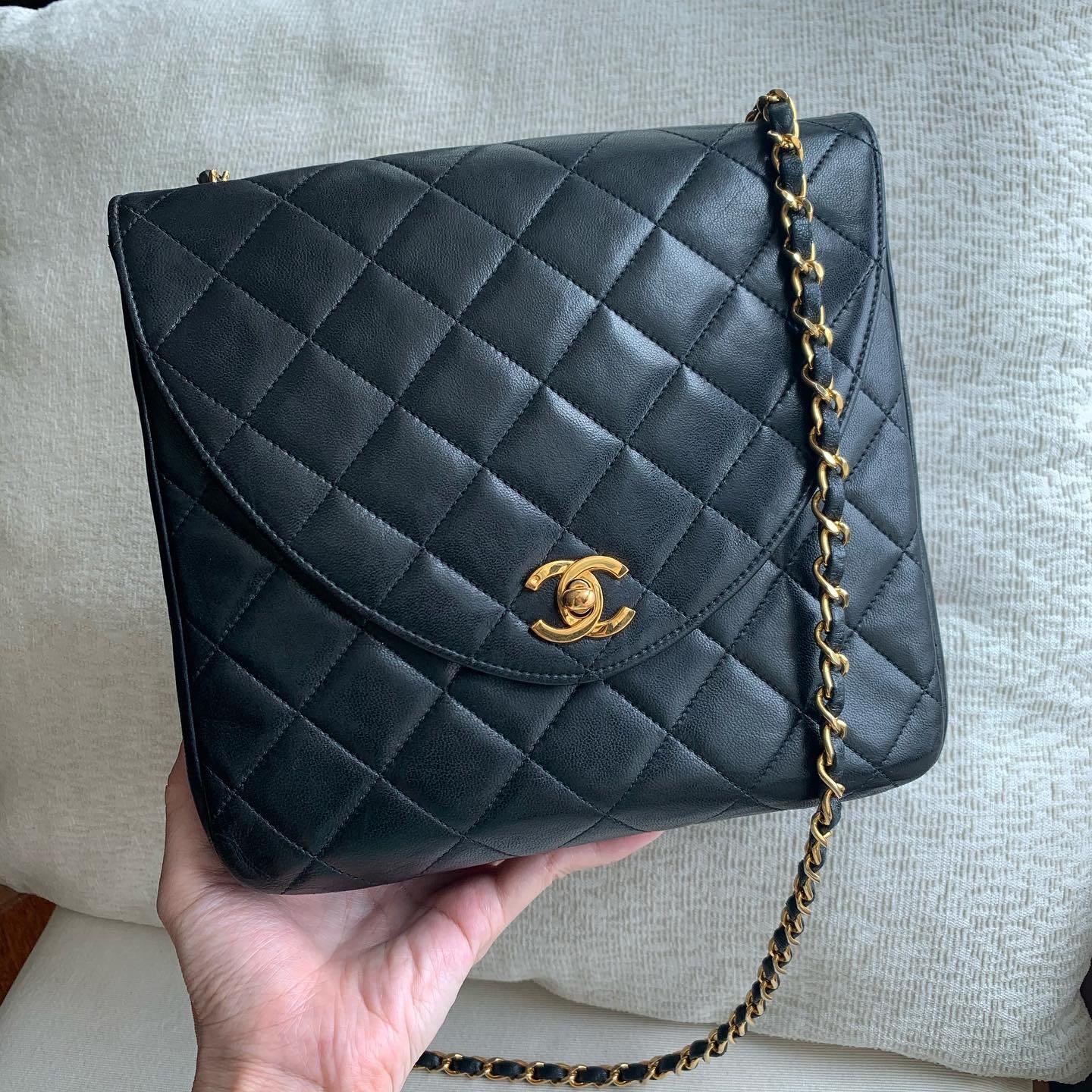 AUTHENTIC CHANEL Curved Crossbody Flap Bag, Luxury, Bags & Wallets on  Carousell