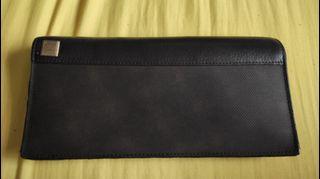Authentic Dunhill Long Wallet Canvas and Leather