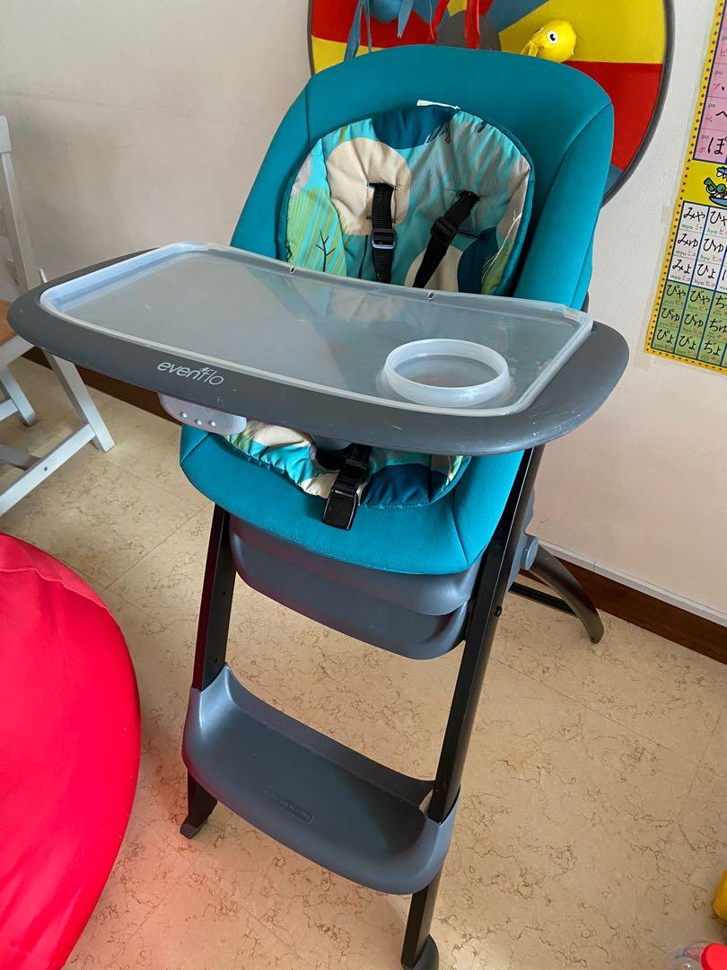 evenflo high chair table