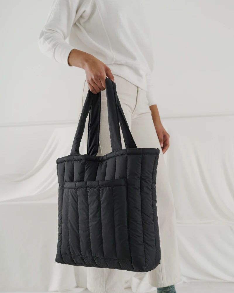 Puffy tote baggu deals