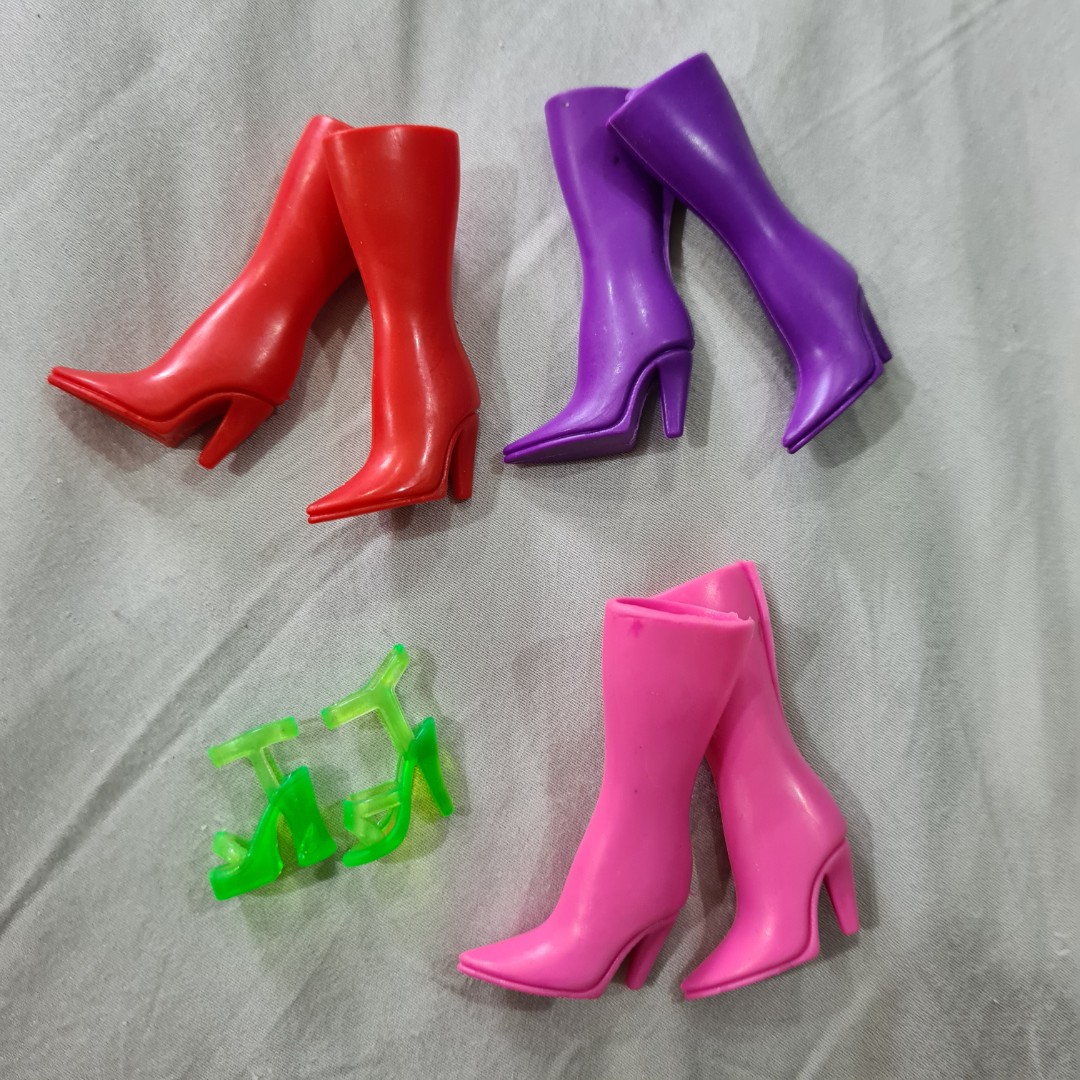 barbie doll shoes and boots