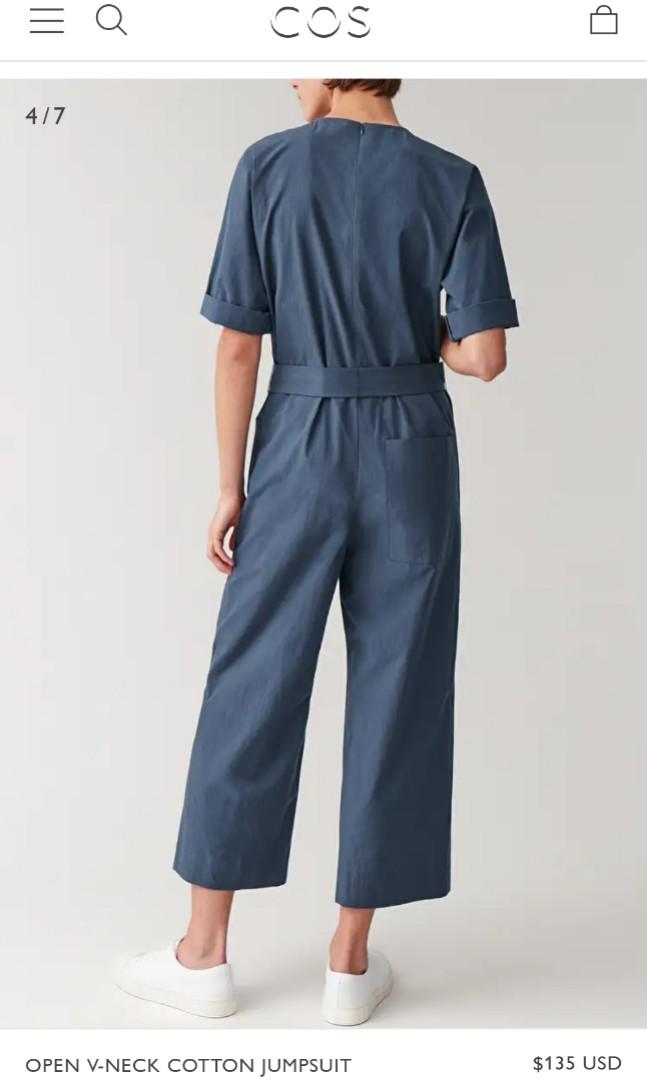 cos white jumpsuit