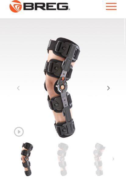 Breg T Scope® Premier Post-Op Knee Brace, Health & Nutrition, Braces,  Support & Protection on Carousell