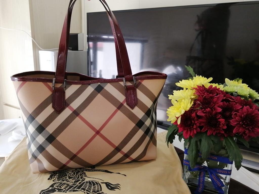 burberry pvc tote
