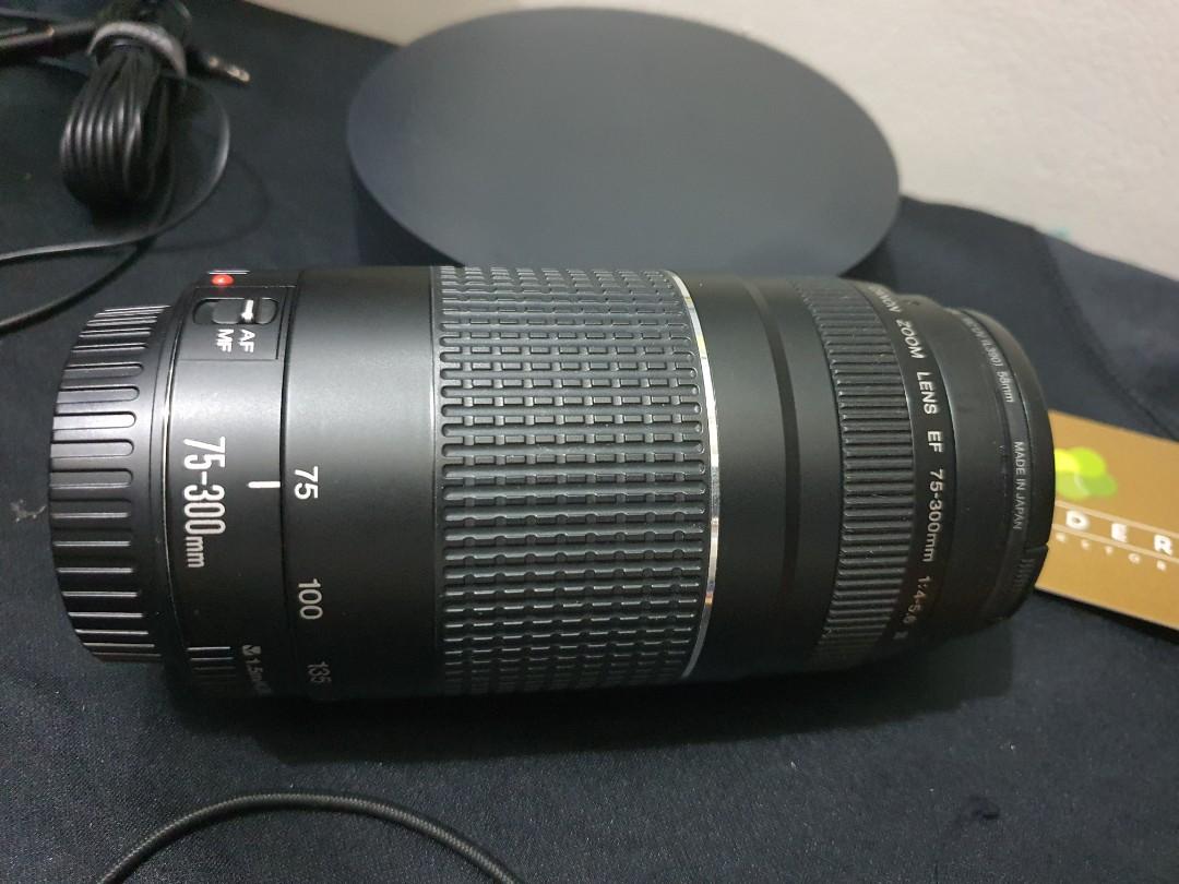 Canon 75 300mm Lens Photography Lens Kits On Carousell