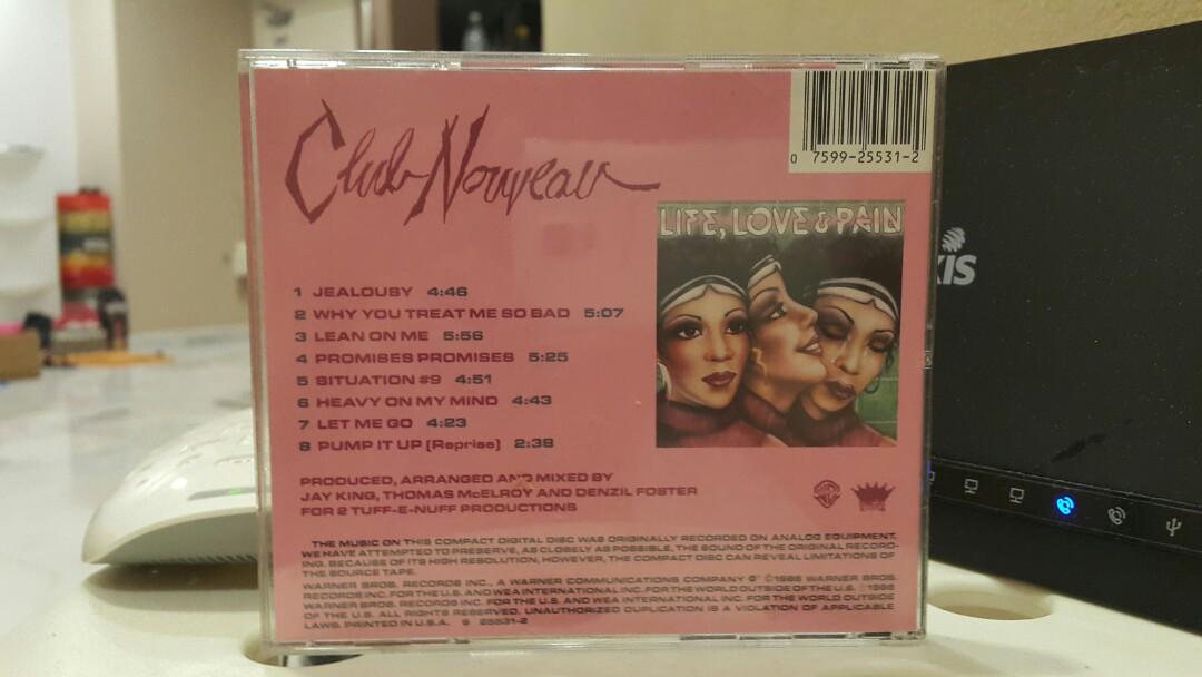 CD) CLUB NOUVEAU - Life, Love & Pain, Hobbies & Toys, Music & Media, CDs &  DVDs on Carousell
