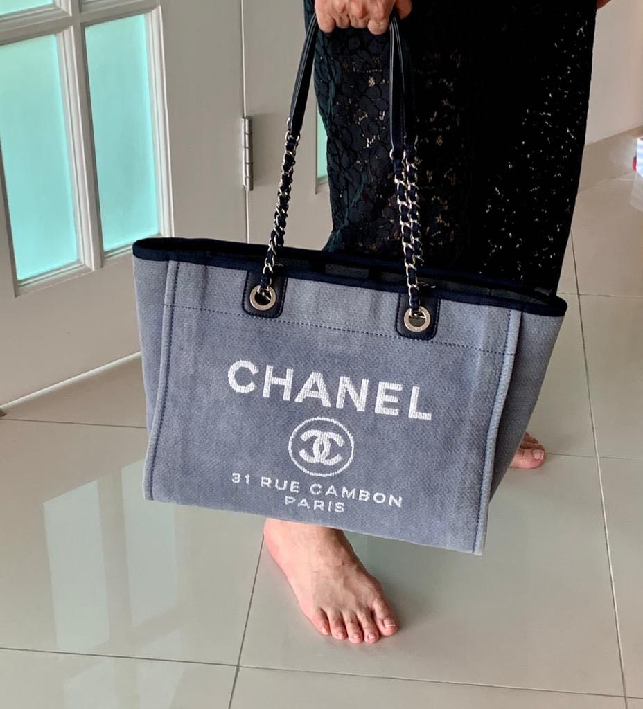 chanel beach tote
