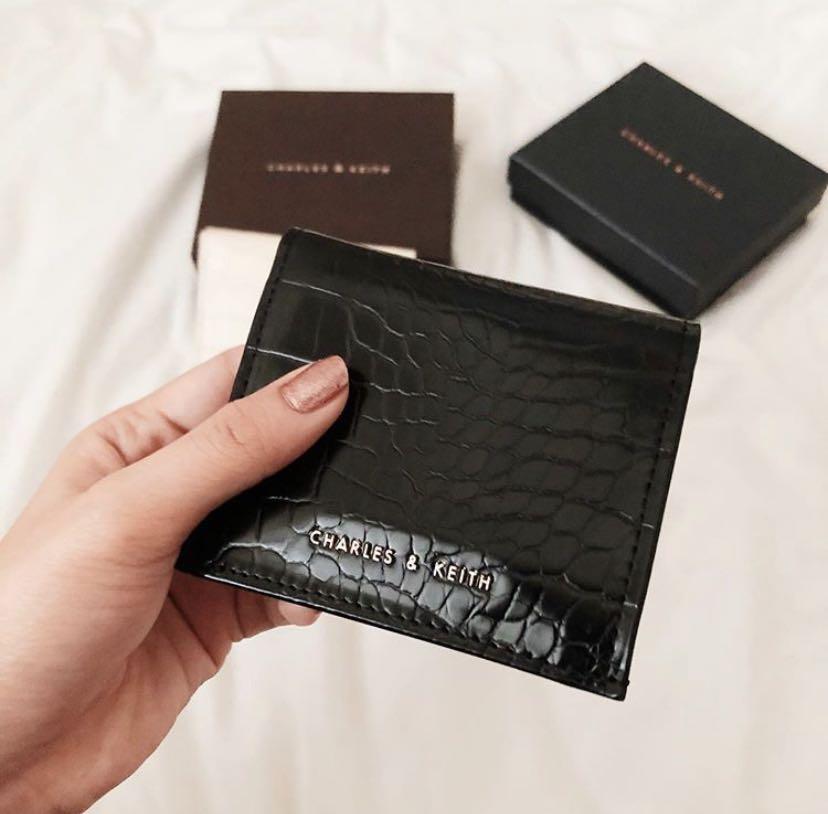 Charles & Keith Black Wallet, Men'S Fashion, Watches & Accessories, Wallets  & Card Holders On Carousell