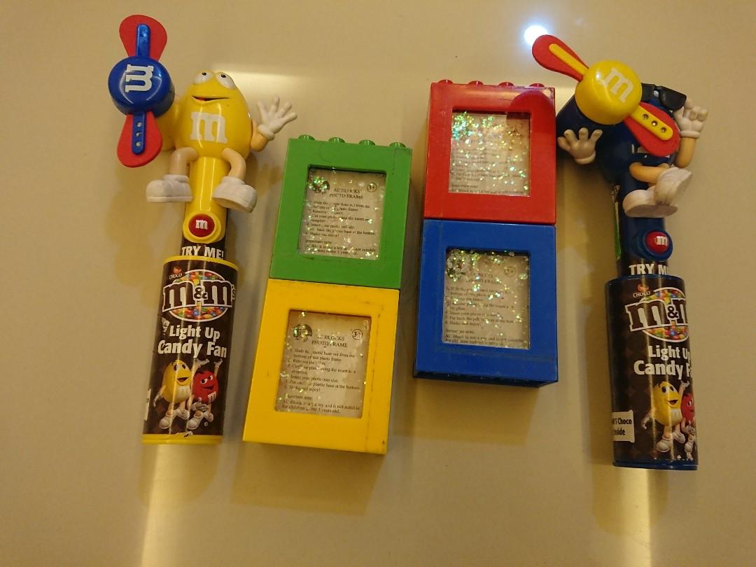 Combo m&m candy fan and kfc photo frame, Hobbies & Toys, Toys & Games ...