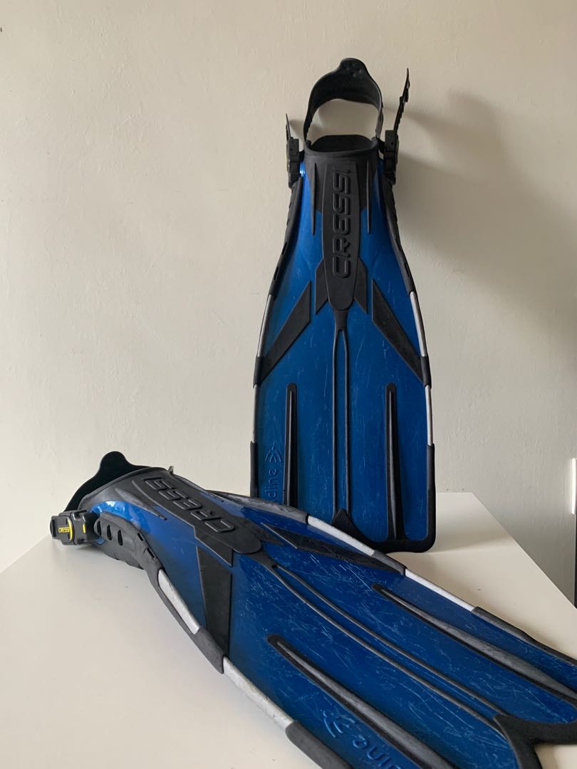 Cressi Diving Fins Sports Sports Games Equipment On Carousell