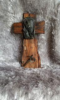 Crucifix in driftwood