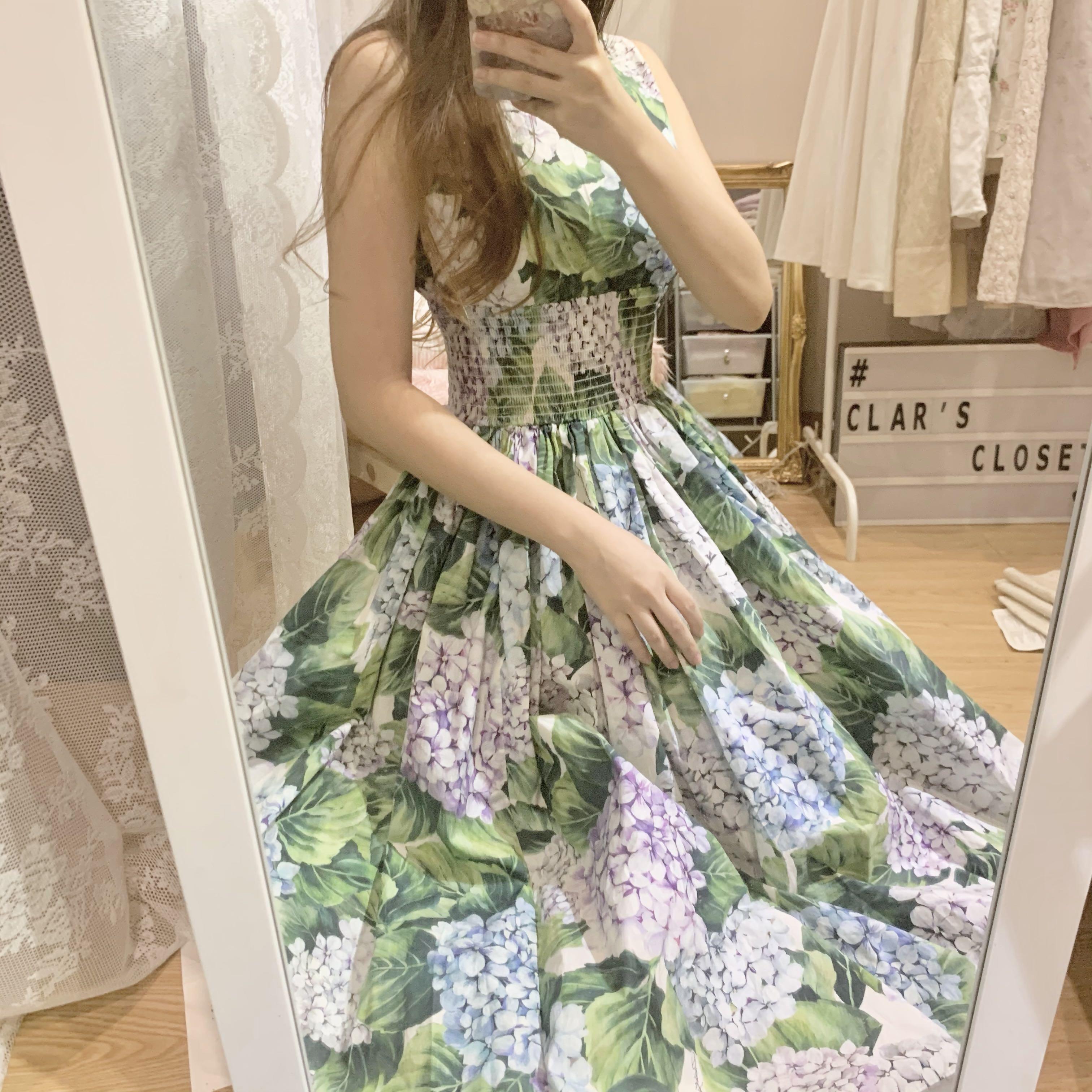 D G hydrangea dress