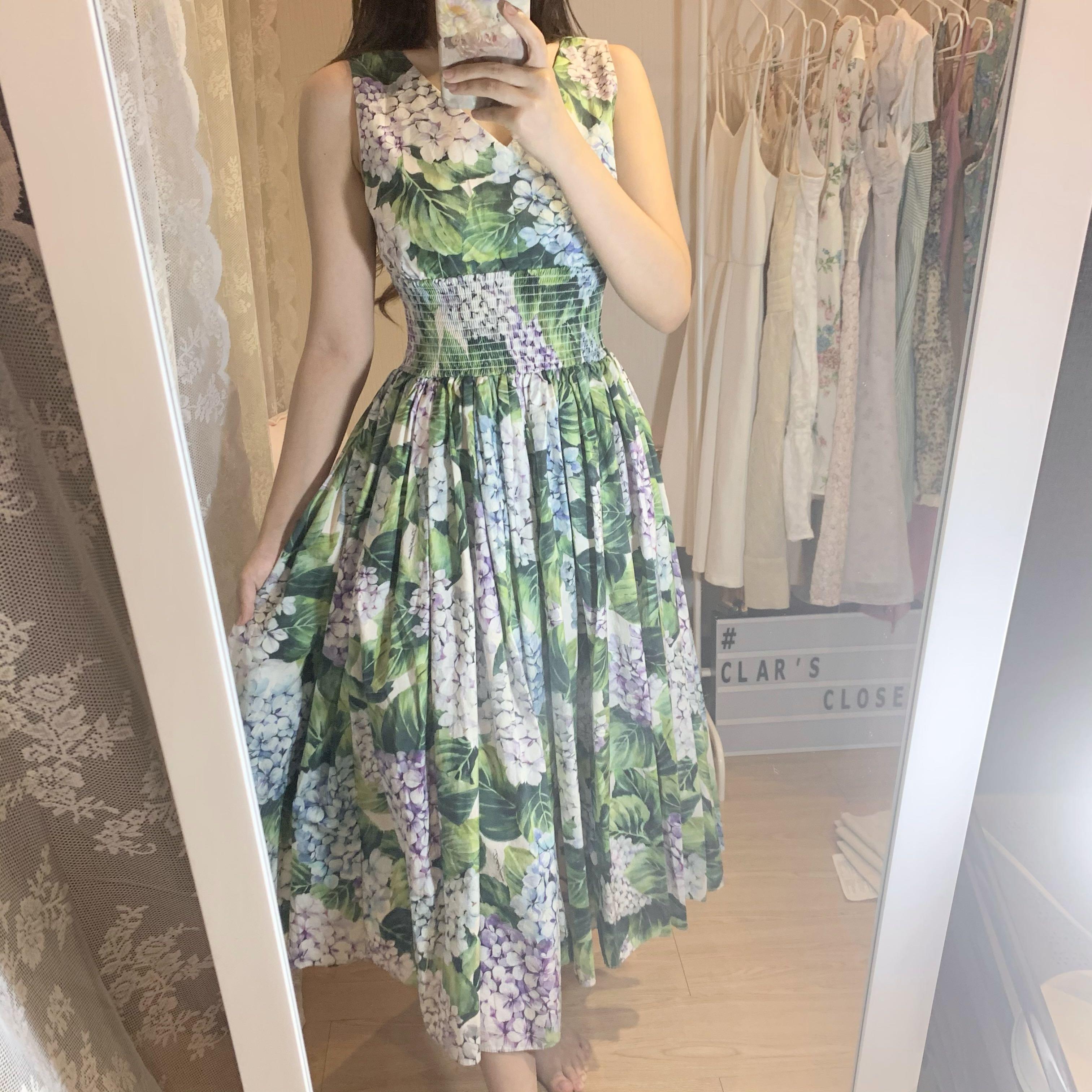 D&g hydrangea dress hot sale