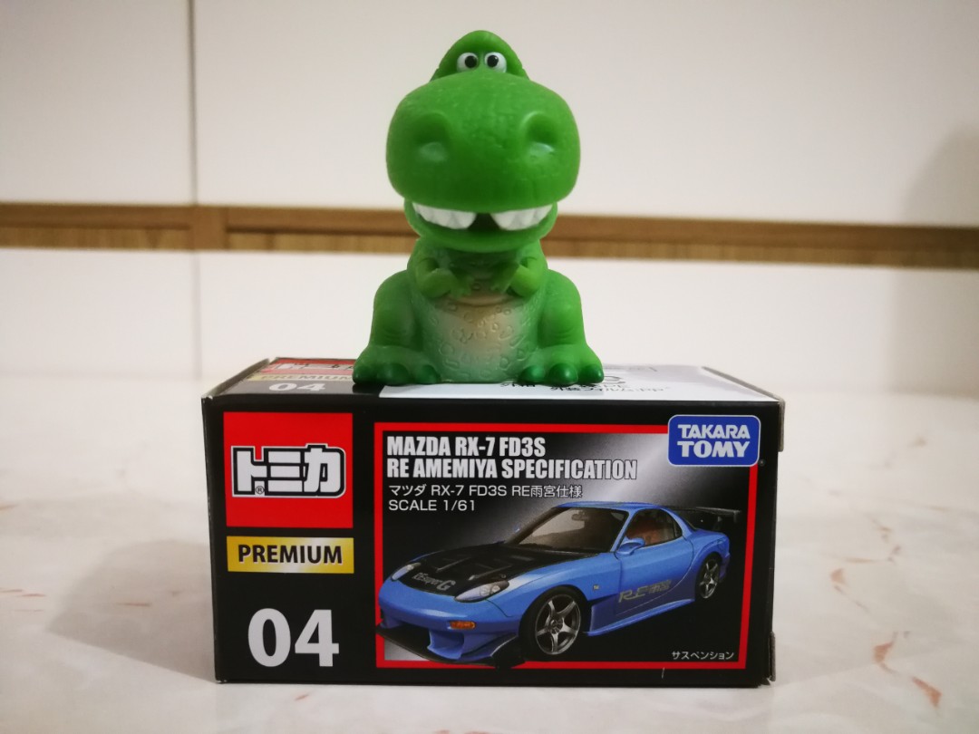 Diy加燈 加車牌 Takara Tomy 頭文字d Mazda Rx 7 Fd3s Re雨宮 玩具 遊戲類 玩具 Carousell
