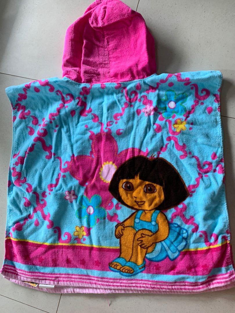 Dora the explorer hooded towel top