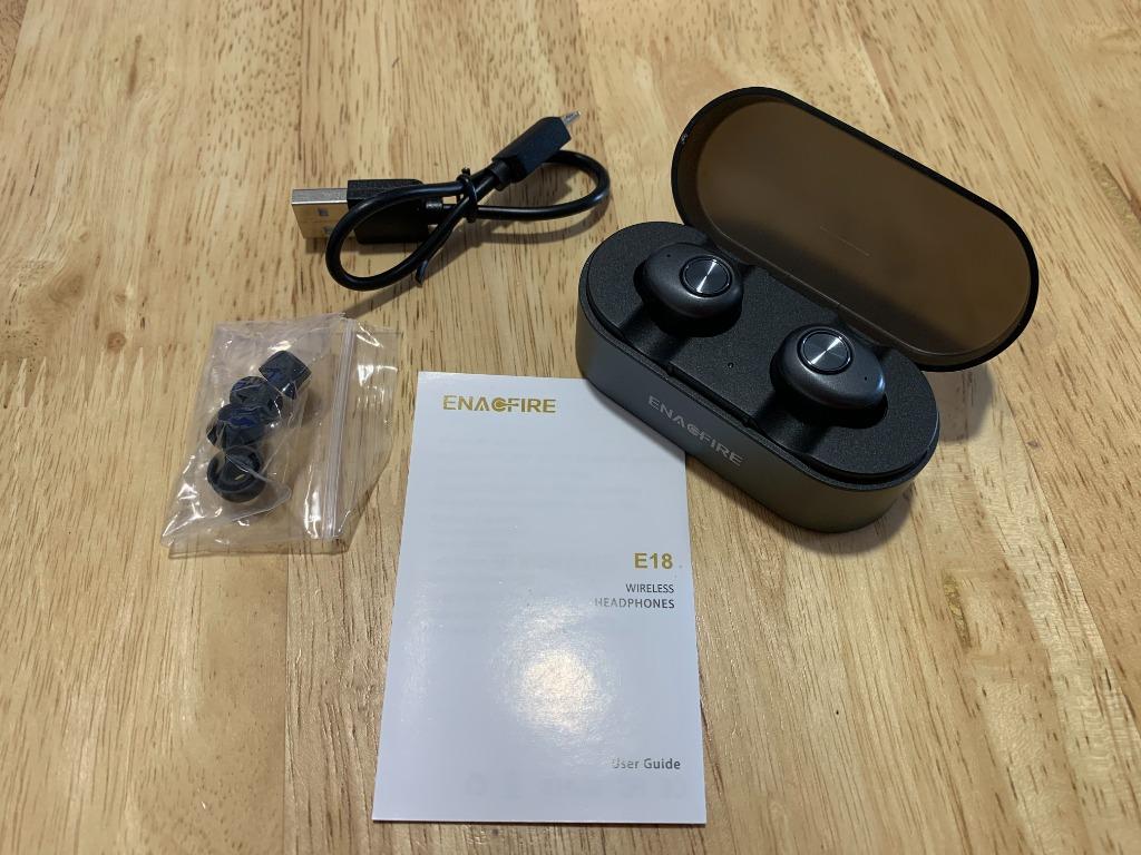 ENACFIRE E18 Bluetooth 5.0 Wireless Headphones Earbuds 15H