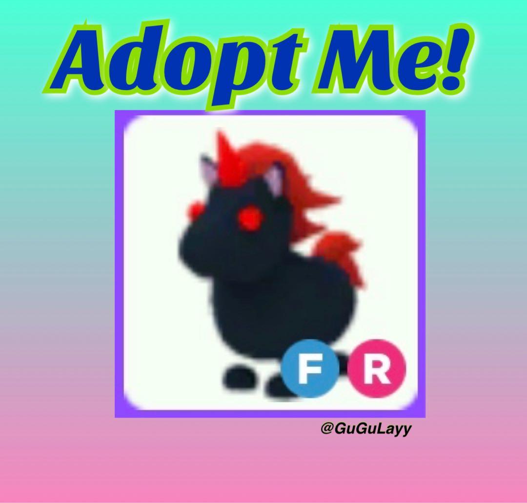 Evil Unicorn Toys Games Video Gaming In Game Products On Carousell - roblox adopt me donut cycle get 1 robux