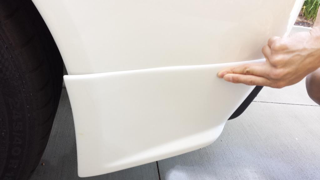 EVOLUTION X OEM STYLE REAR BUMPER EXTENSION COVER SPATS PAINTED W37