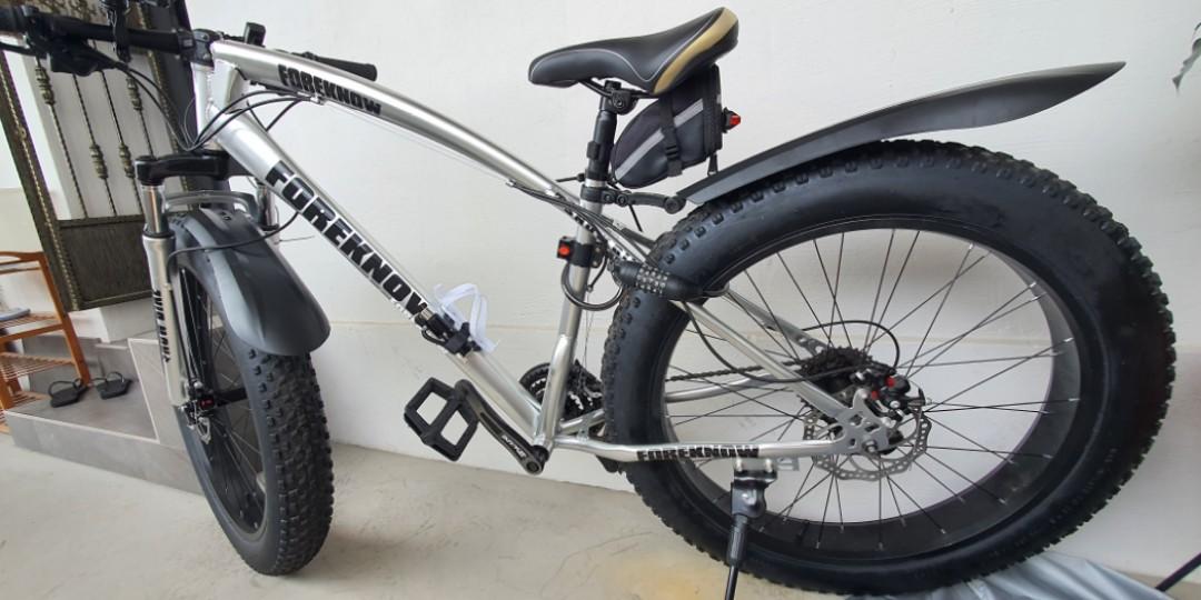 Foreknow fat bike 26x4.0 tire 27speed micronew shifter Sports Equipment Bicycles Parts Bicycles on Carousell