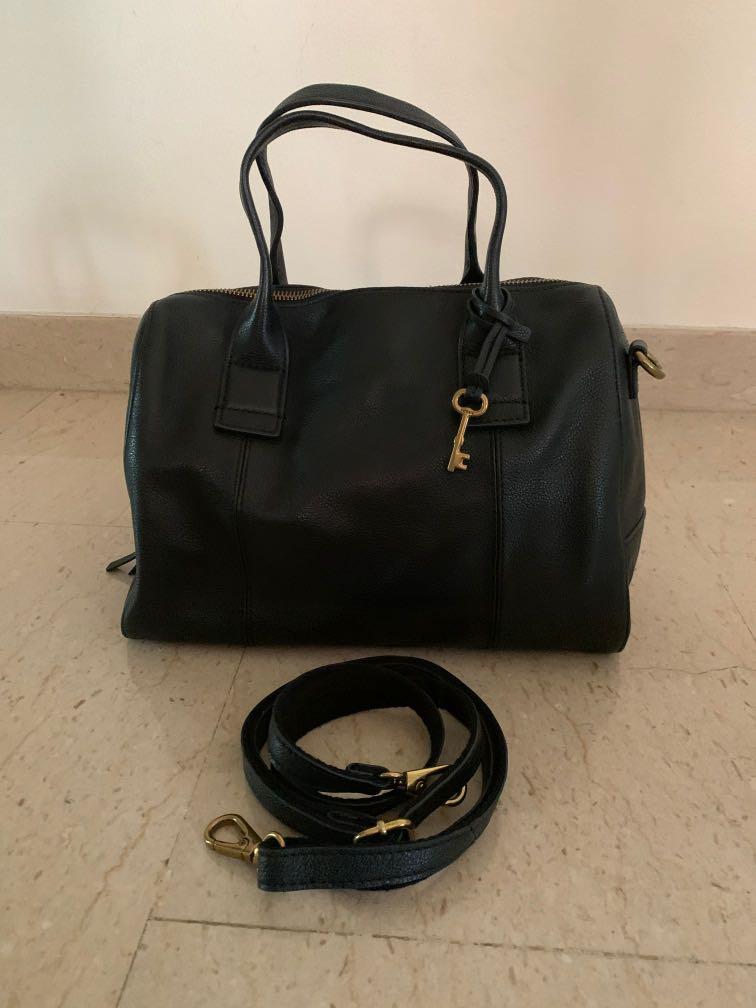 Fossil jori small satchel black hotsell