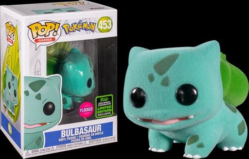 funko bulbasaur flocked