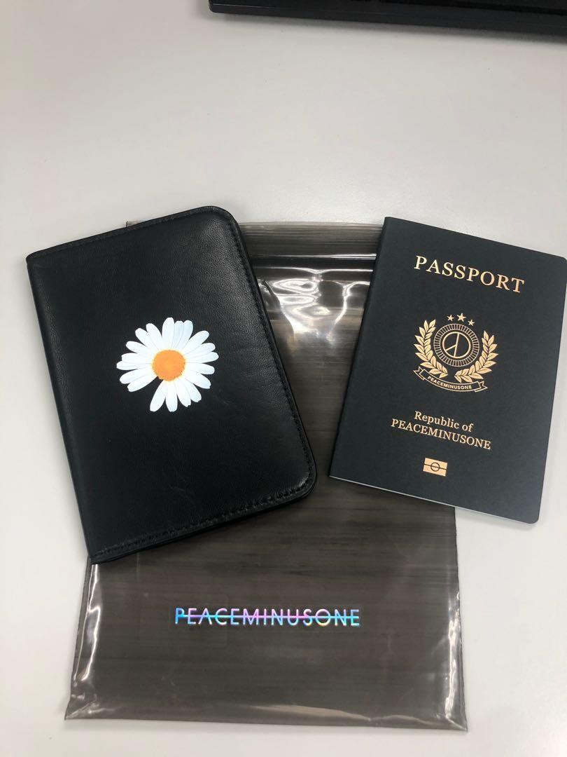 G-Dragon Brand Peaceminusone - PMO PASSPORT CASE #1 BLACK, 興趣及