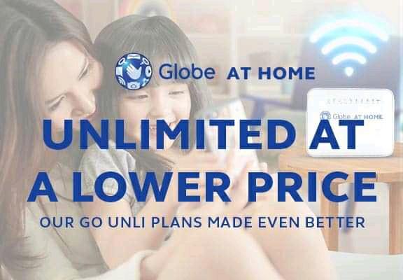 GLOBE BROADBAND@HOME WIFI (Category: Networking) located in Malabon City. Submitted by mg.thriftshop (Listing ID 1036533117, Image 1). Description: GLOBE BROADBAND🌍WIFI BRING THE WORLD, RIGHT AT HOME. Enjoy Unlimited, Fast, and Reliable Internet Connection at Home 🔥Promo: VDSL/FIBER🔥 🔥Plan 1299 ✔Up to 10 Mbps (500GB DATA) with FREE LANDLINE ✔3 months FREE ACCESS to IWANT Premium ✔3 months Amazon Prime Video 🔥Plan 1699 ✔Up to 20 Mbps (Unlimit
