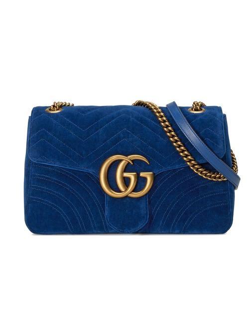 Gucci Marmont Velvet Shoulder Bag Luxury Bags Wallets on Carousell