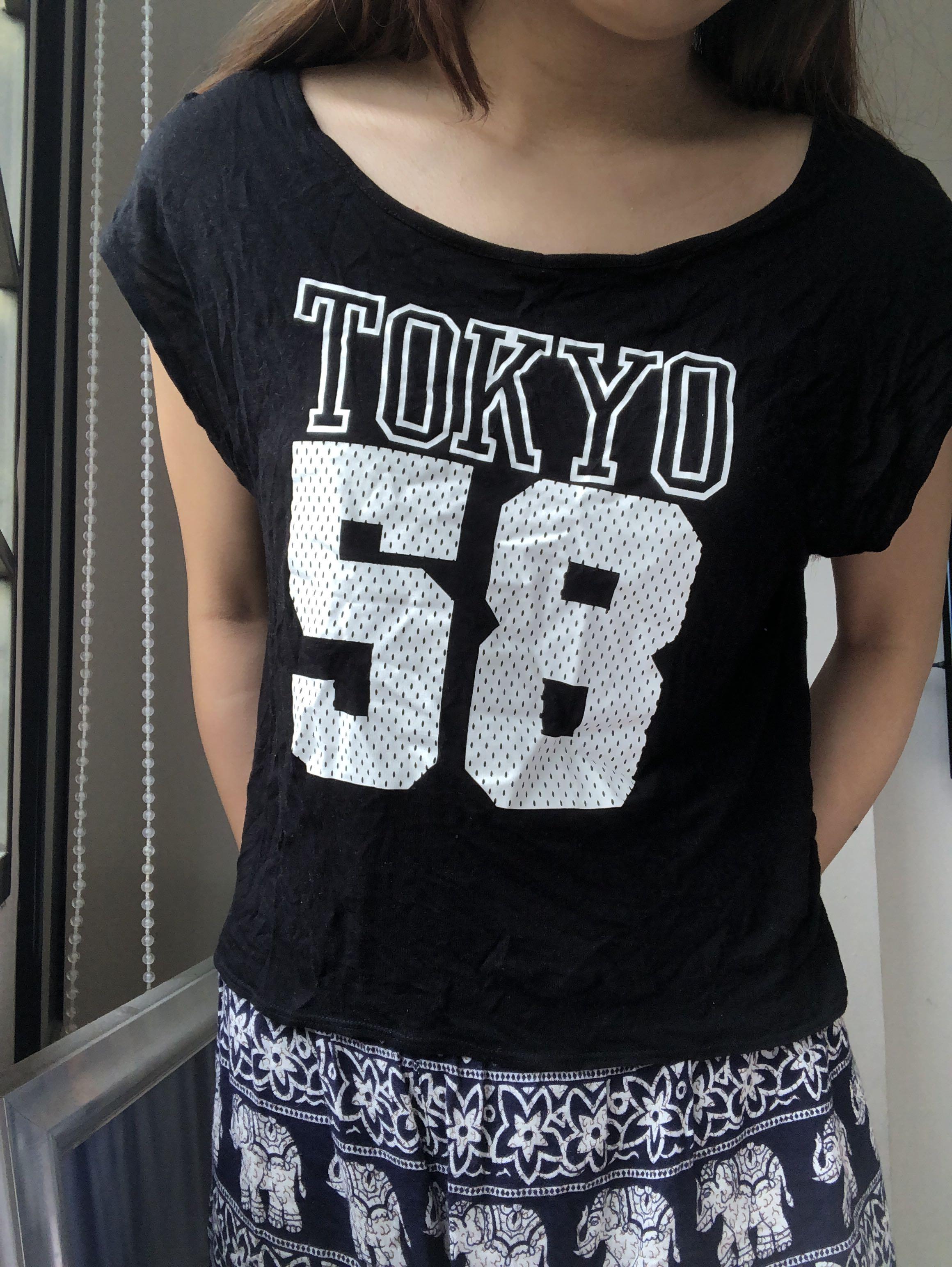 H M Tokyo Soft Tee Women S Fashion Clothes Tops On Carousell