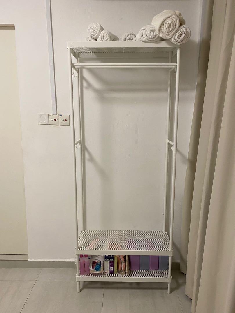 Ikea Coat Rack Clothes Stand Wardrobe Furniture Shelves Drawers On Carousell