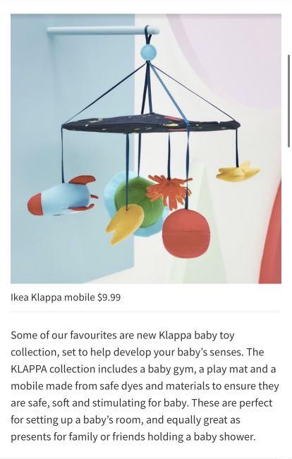 ikea klappa mobile