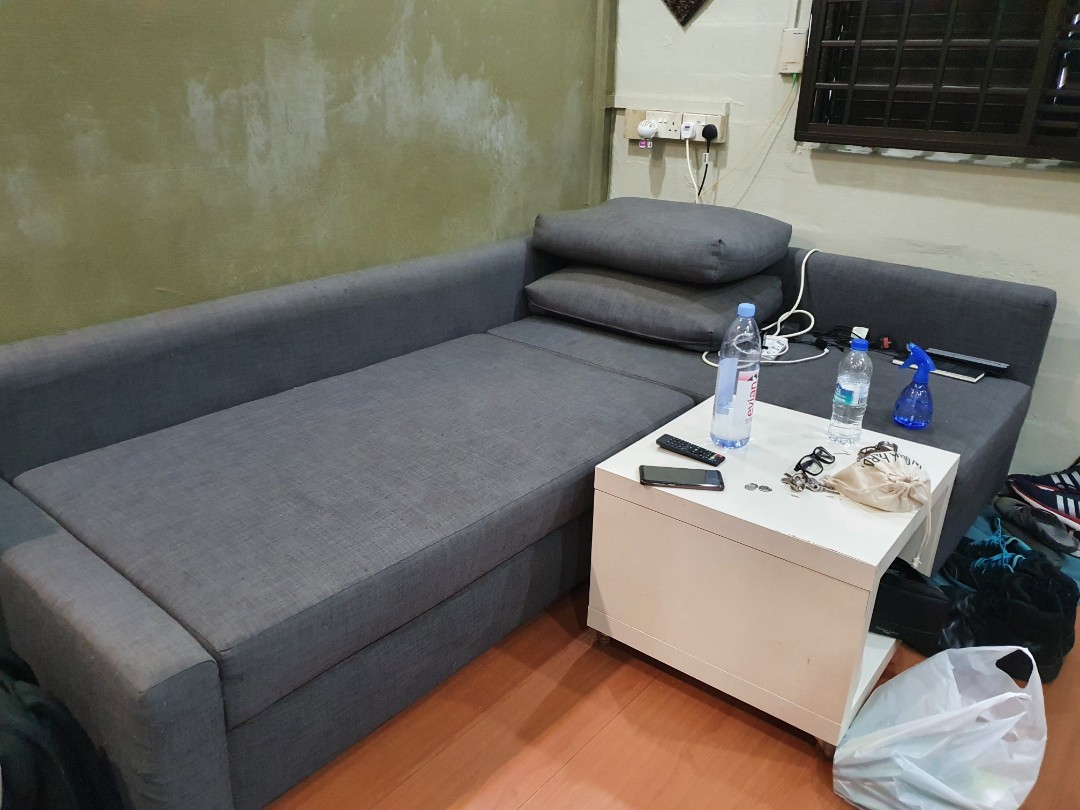 Ikea L shape sofa, Furniture & Home Living, Furniture, Sofas on Carousell