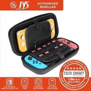 JYS 2 in 1 Carrying Storage for Nintendo Switch and Switch Lite Travel Case Hard Shell EVA Tough Storage Bag Holder with Game Card Holder