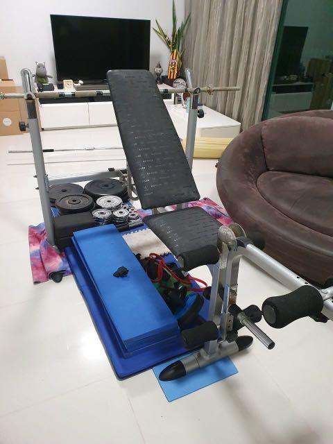 Kettler Bench Weights And Bar Sold Separately Sports Weights Gym Equipment On Carousell