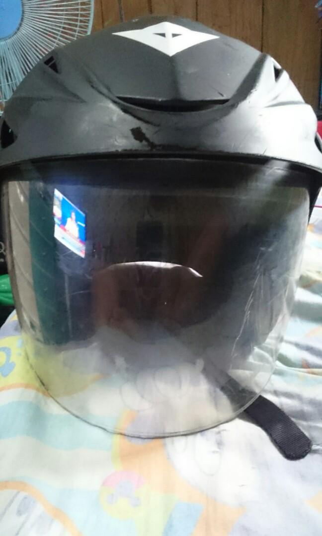Half face helmet with icc sticker clearance