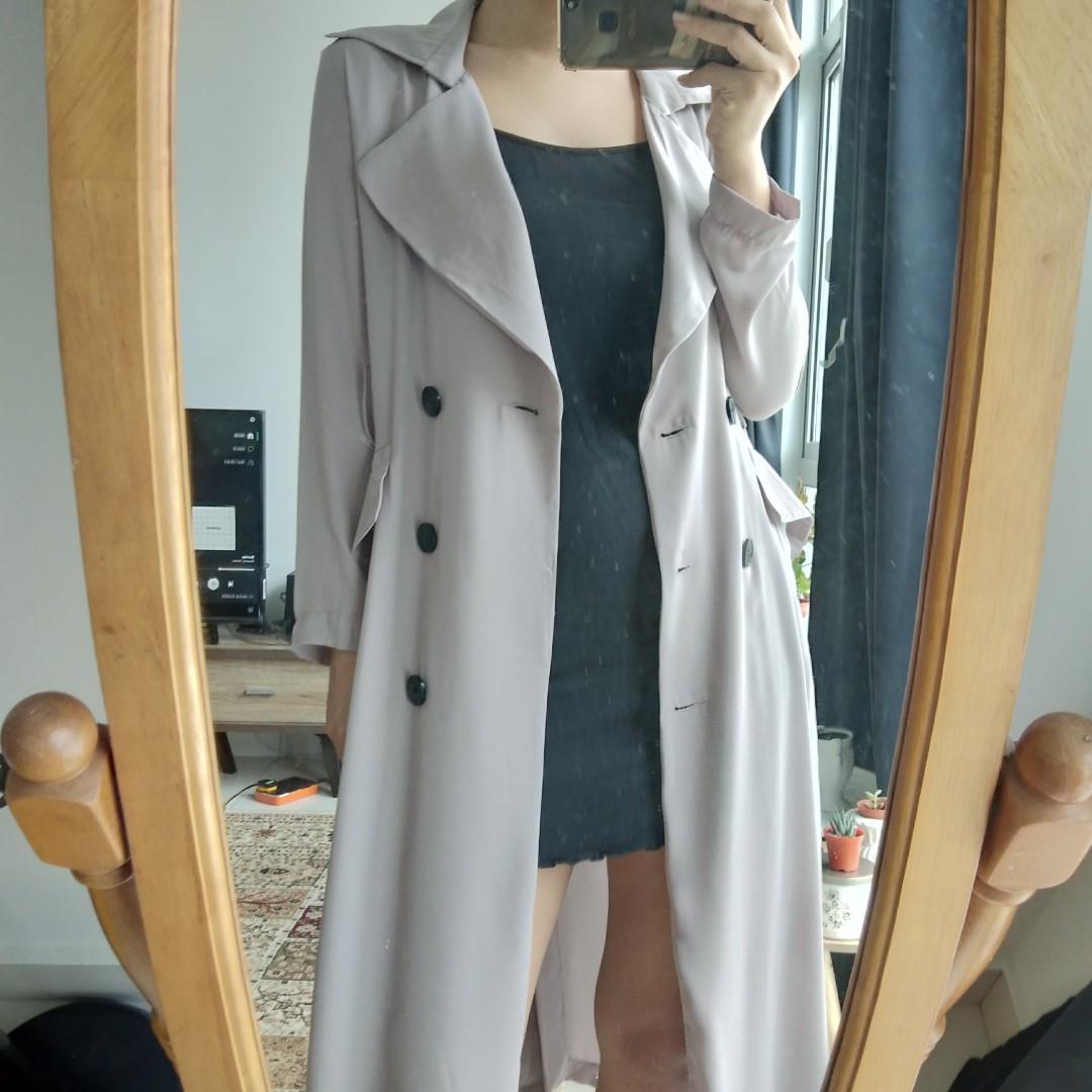 Chiffon trench deals