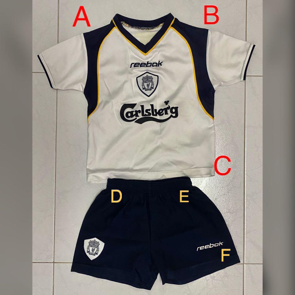 liverpool away junior shorts