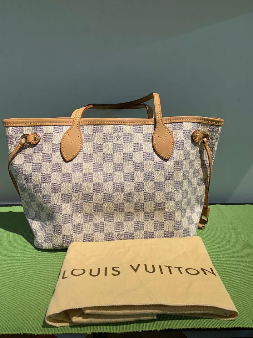 Louis Vuitton Damier Azur Canvas Neverfull PM Bag Louis Vuitton