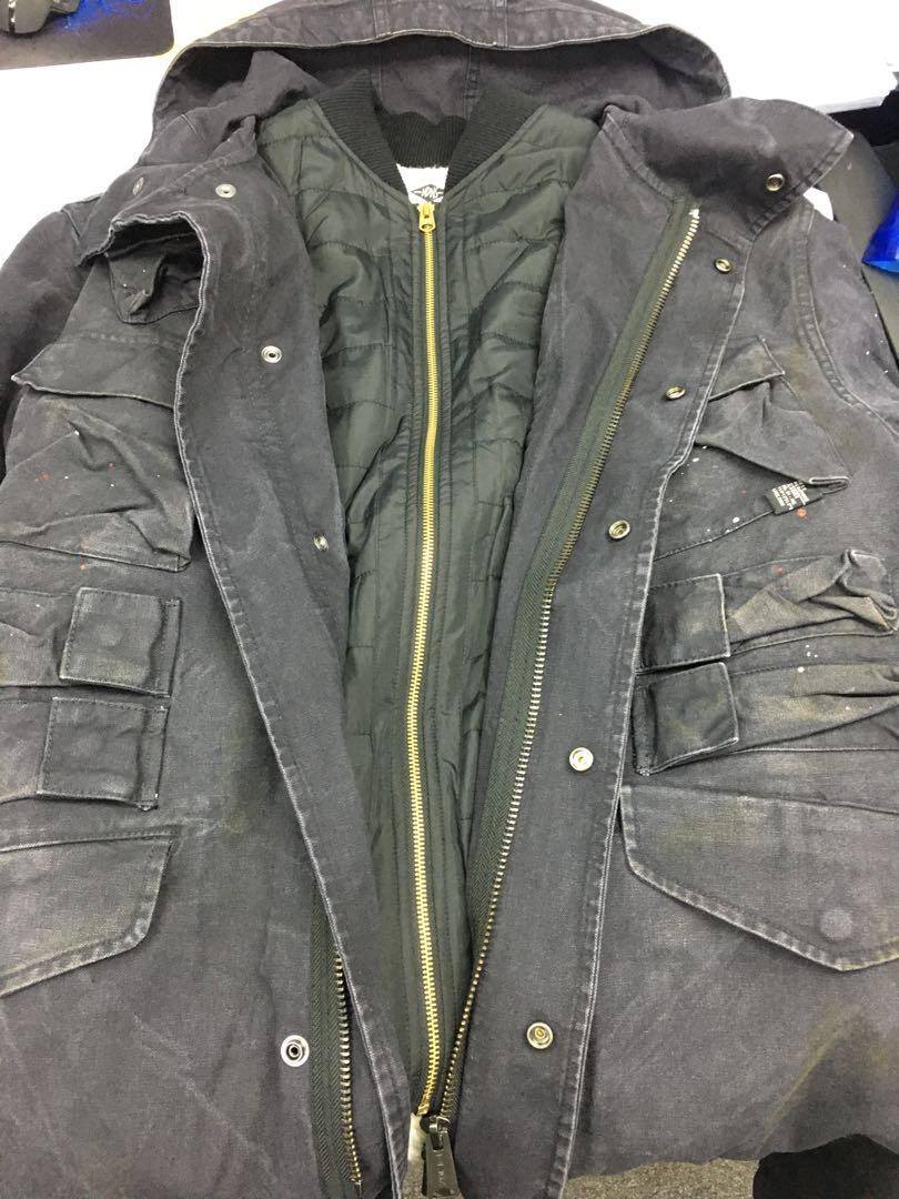 Madness Layered Fishtail Jacket, 男裝, 外套及戶外衣服- Carousell