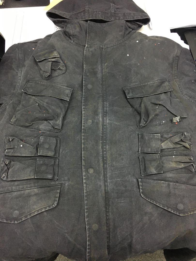 Madness Layered Fishtail Jacket, 男裝, 外套及戶外衣服- Carousell